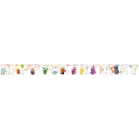 UglyDolls Birthday Party Banner Decoration Kit Front_Flat