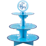 It's A Baby Shower Cupcake Stand Front_Elevated