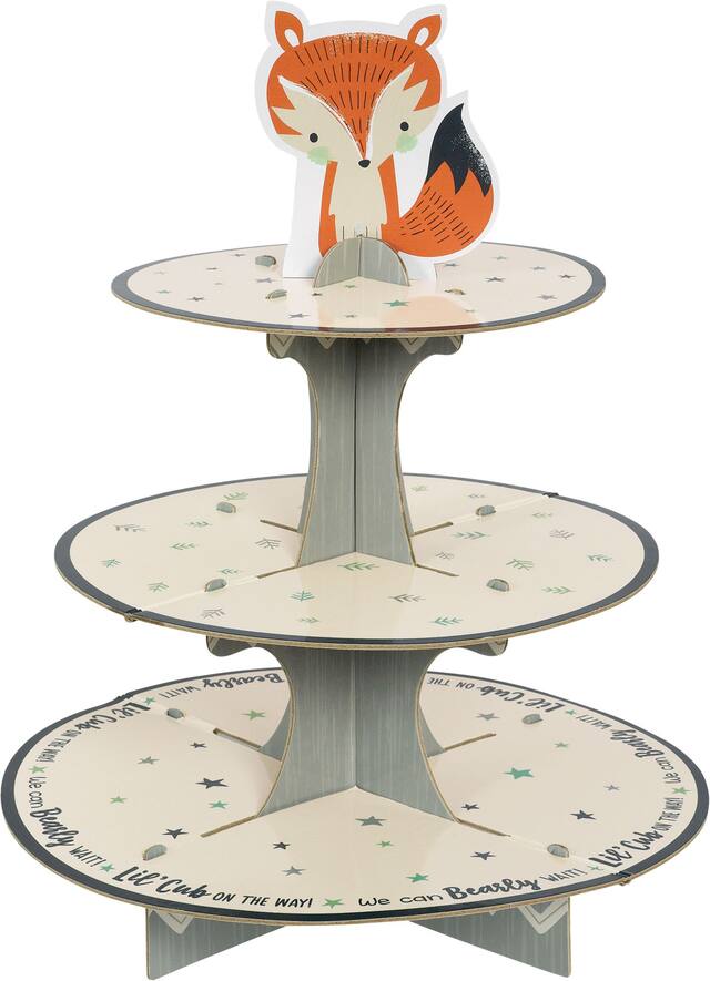 Can Bearly Wait Cupcake Stand Front_Elevated