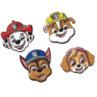 Paw Patrol Adventures Puffy Stickers for Birthday Party Favours/Activities, 4-pk Overhead_Flat