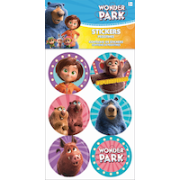Wonder Park Stickers for Birthday Party Favours, 4-pk Front_Flat