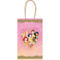 Sacs à surprises pour fête d'anniversaire, Princesse Disney, paq. 8 Front_Flat