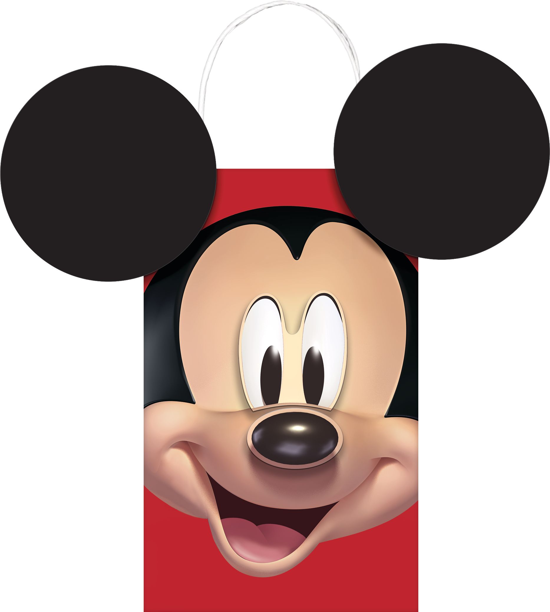 Sacs à surprises personnalisés pour fête d'anniversaire Disney Mickey Mouse Forever, paq. 8 Front_Flat