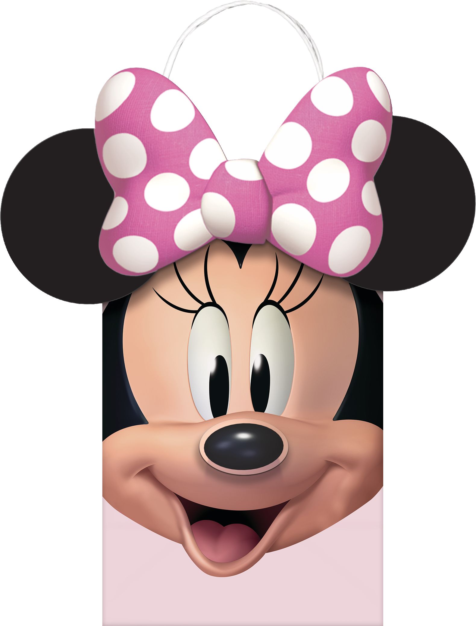 Sac en plastique Minnie Mouse Cartoon pour enfants, fete d
