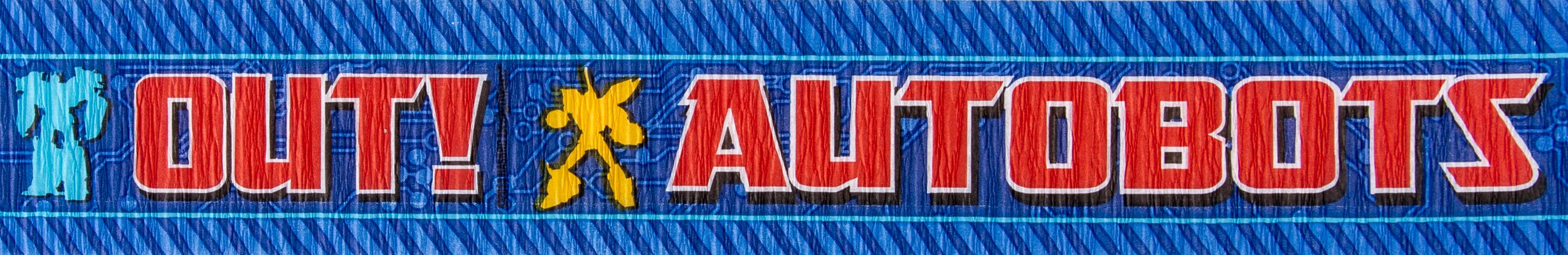 Transformers Birthday Party Streamer, 30-ft CloseUp