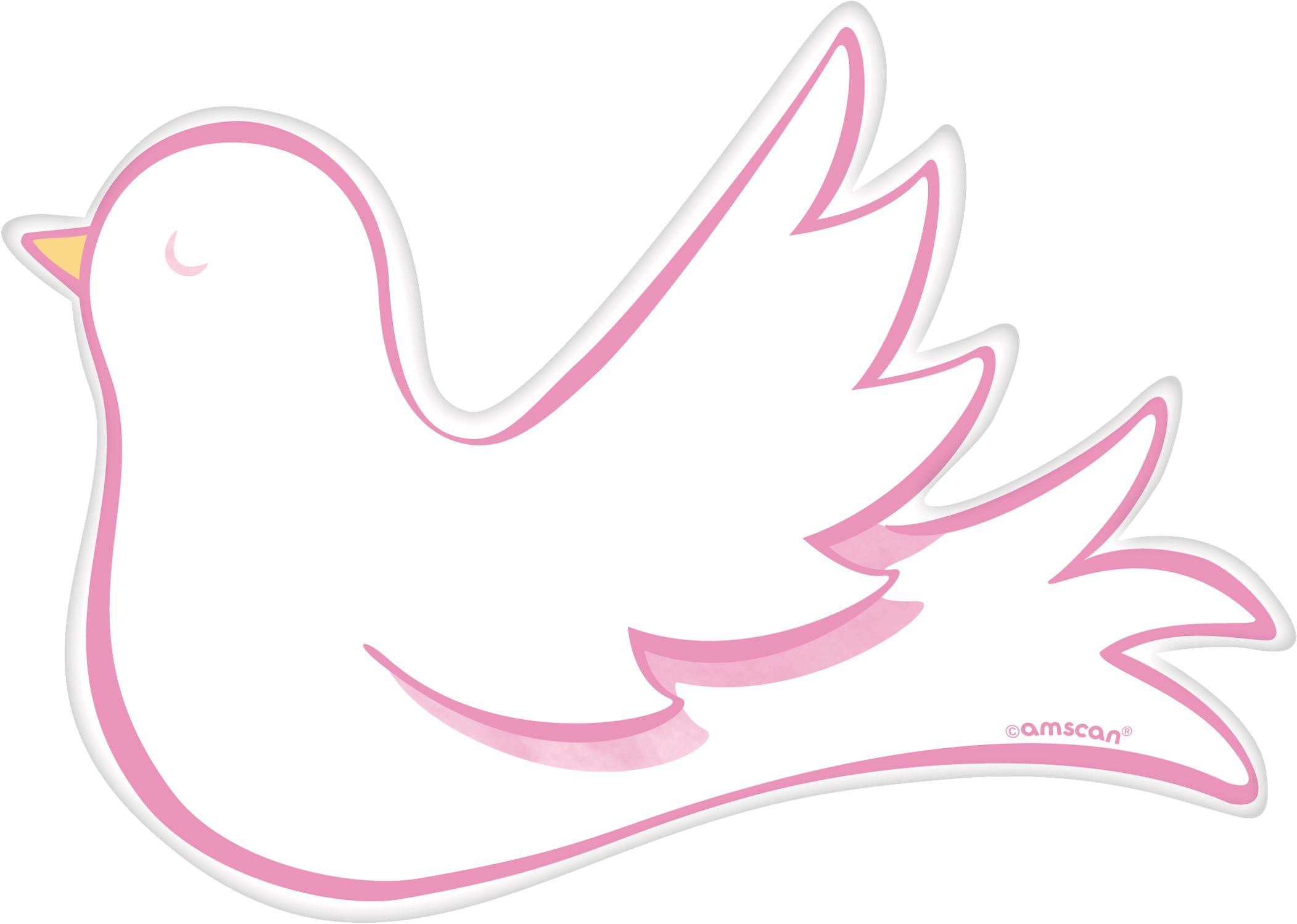 Pink and Silver First Communion Cutouts, 12-pc Front_Flat