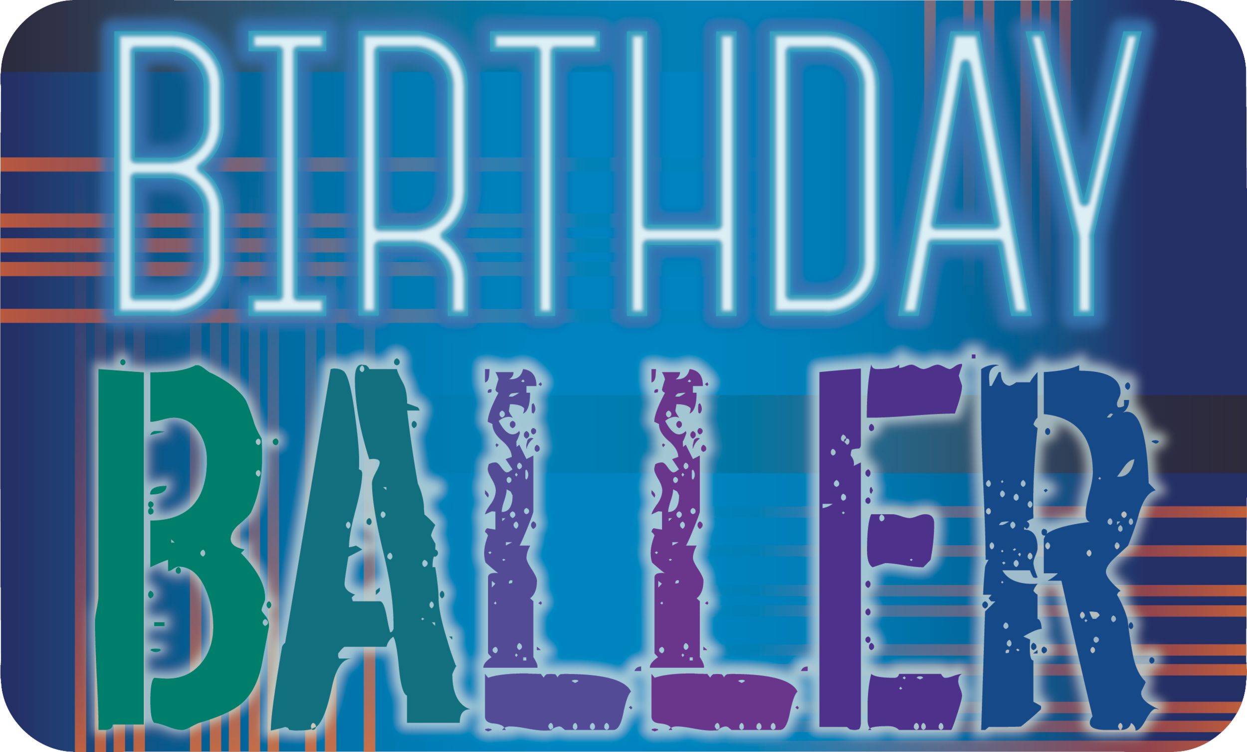 Birthday Baller Cardstock Cut-out Decorations for Sports-Themed Birthday Parties, 12-pc Front_Flat