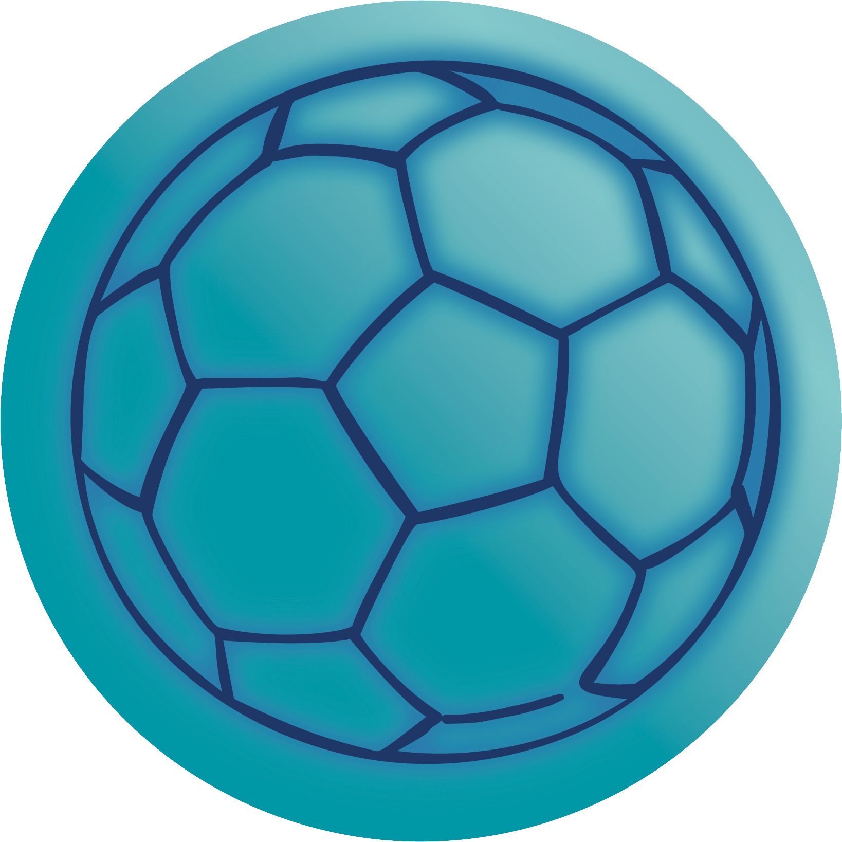 Birthday Baller Cardstock Cut-out Decorations for Sports-Themed Birthday Parties, 12-pc Front_Flat