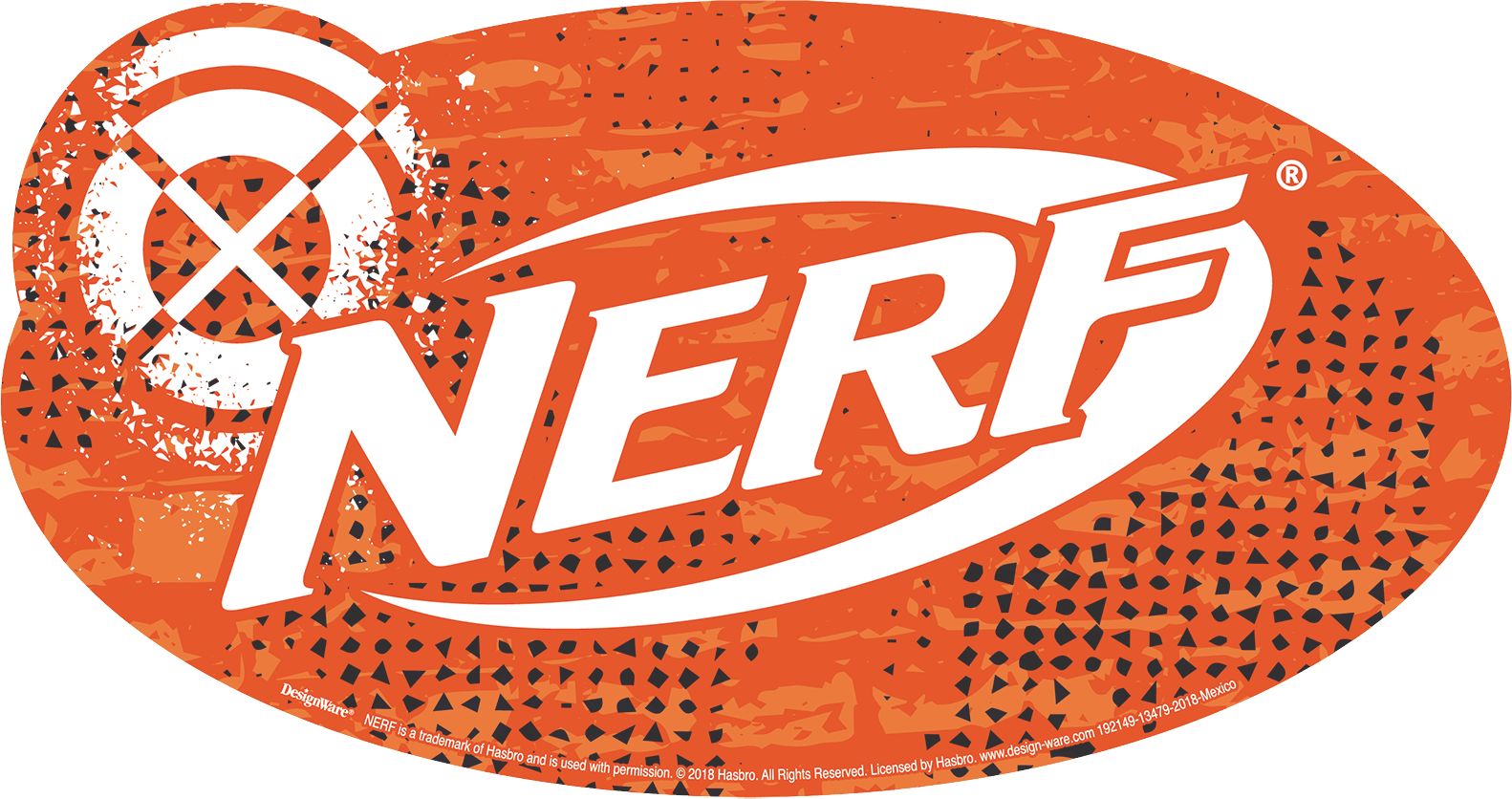 Découpes Nerf, 12 pièces Front_Flat