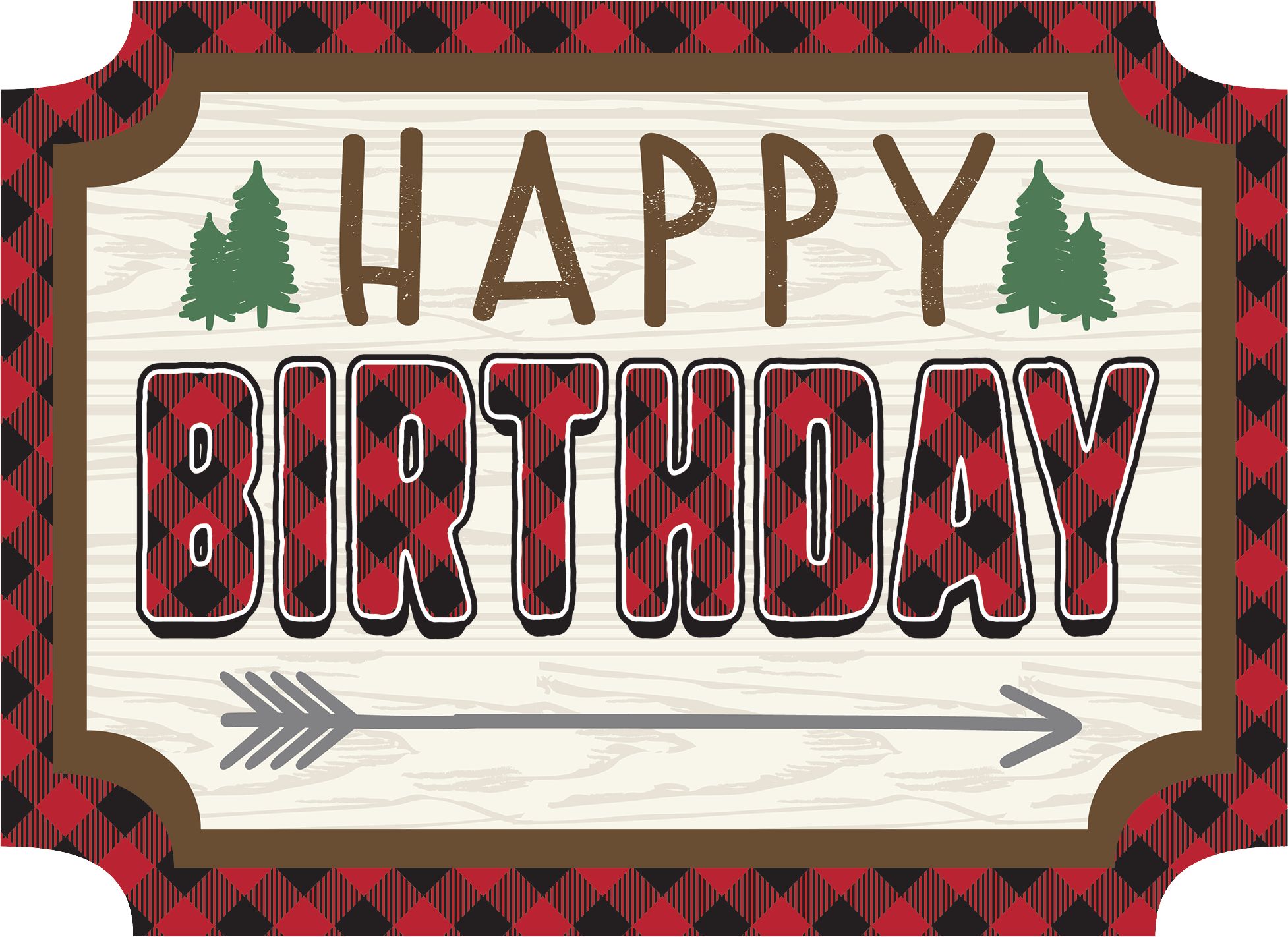 Little Lumberjack Cutouts, 12-pc Front_Flat