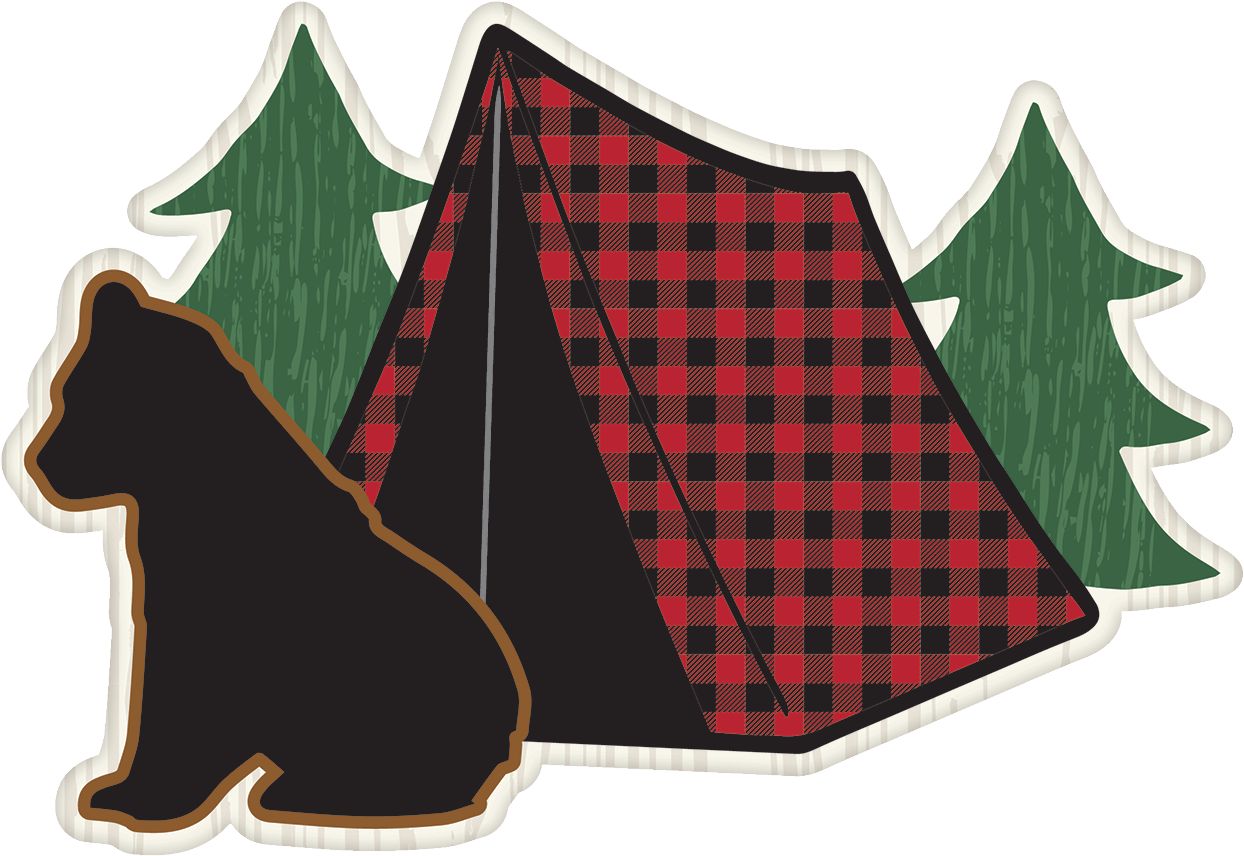 Little Lumberjack Cutouts, 12-pc Front_Flat