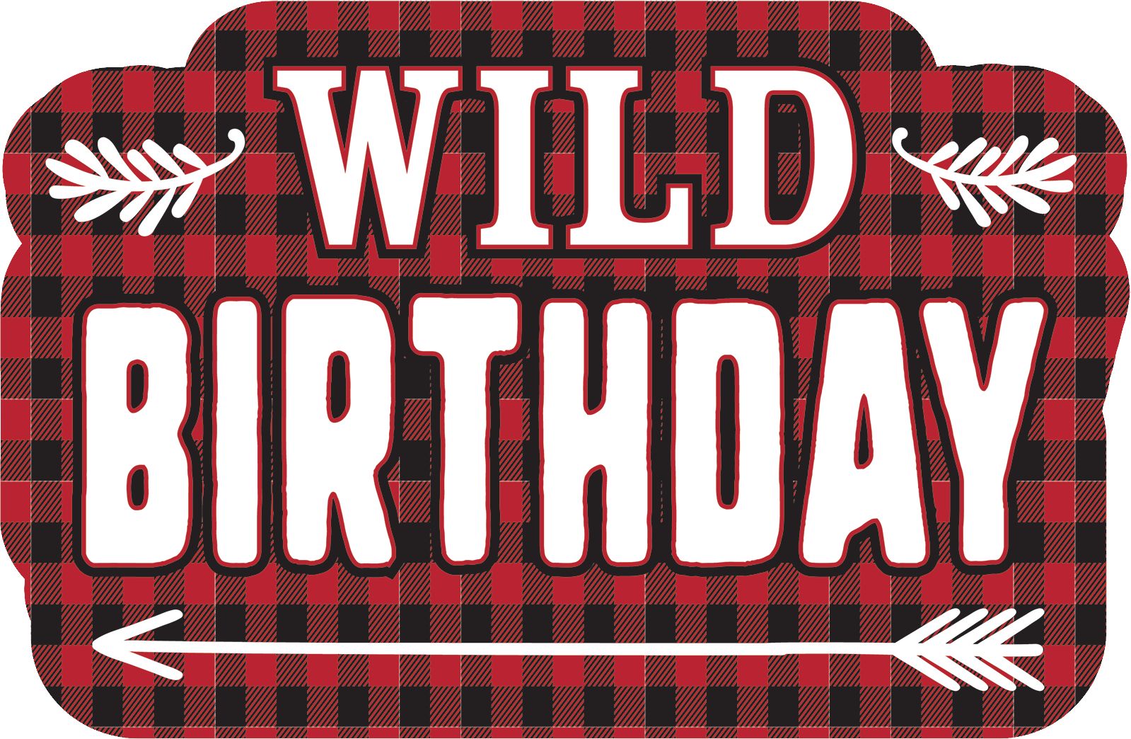 Little Lumberjack Cutouts, 12-pc Front_Flat