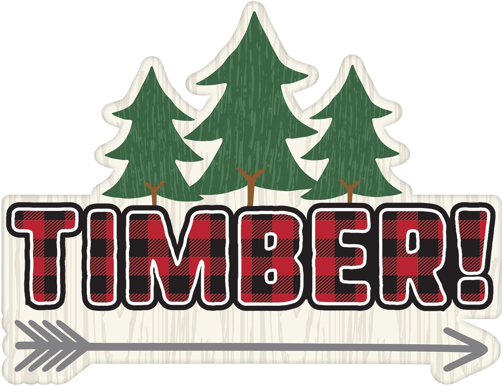 Little Lumberjack Cutouts, 12-pc Front_Flat