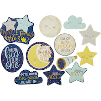 Twinkle Twinkle Little Star Cutouts, 12-pc Front_Flat