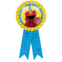 Sesame Street Birthday Party Award Ribbon Front_Flat