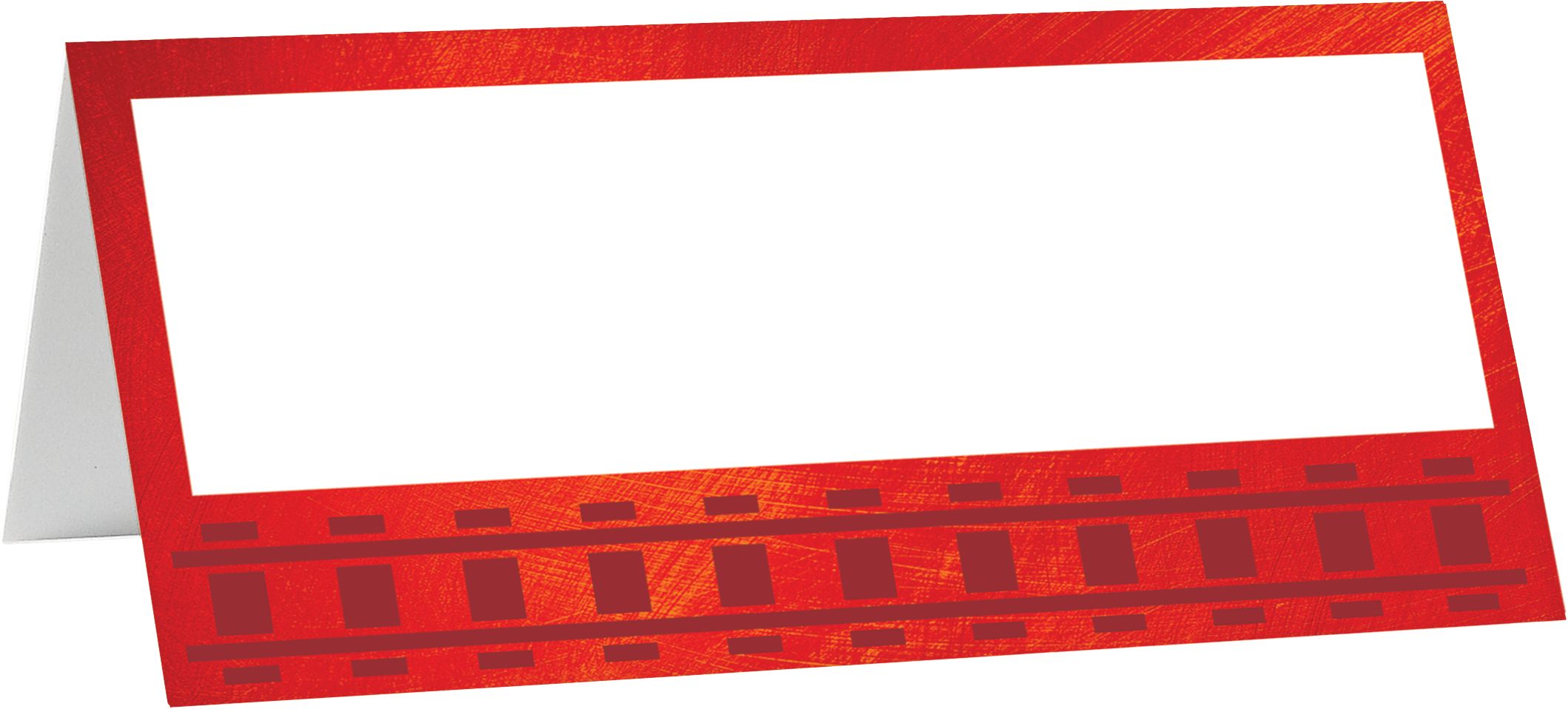Thomas the Tank Engine Birthday Party Award Ribbon Front_Angled_Right