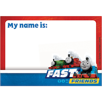 Ruban mérite pour fête d'anniversaire Thomas le petit train Front_Flat