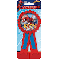 Ruban mérite pour fête d'anniversaire Spider-Man Webbed Wonder Front_Flat