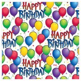 Smiley Printed Gift Wrap features Smiley Faces and Emojis Front_Flat