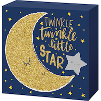 Affiche bloc Twinkle Twinkle Little Star Front_Angled_Left