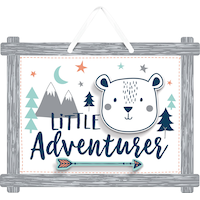 Can Bearly Wait Little Adventurer Sign Front_Flat