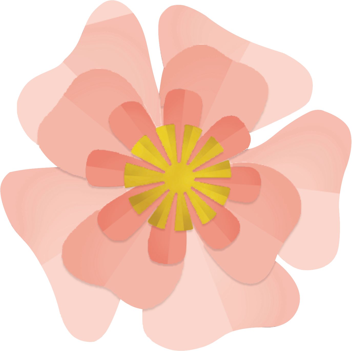 Boho Girl Birthday Party Cutout Decorations, Gold/Pink/Teal, 8-pc Front_Flat