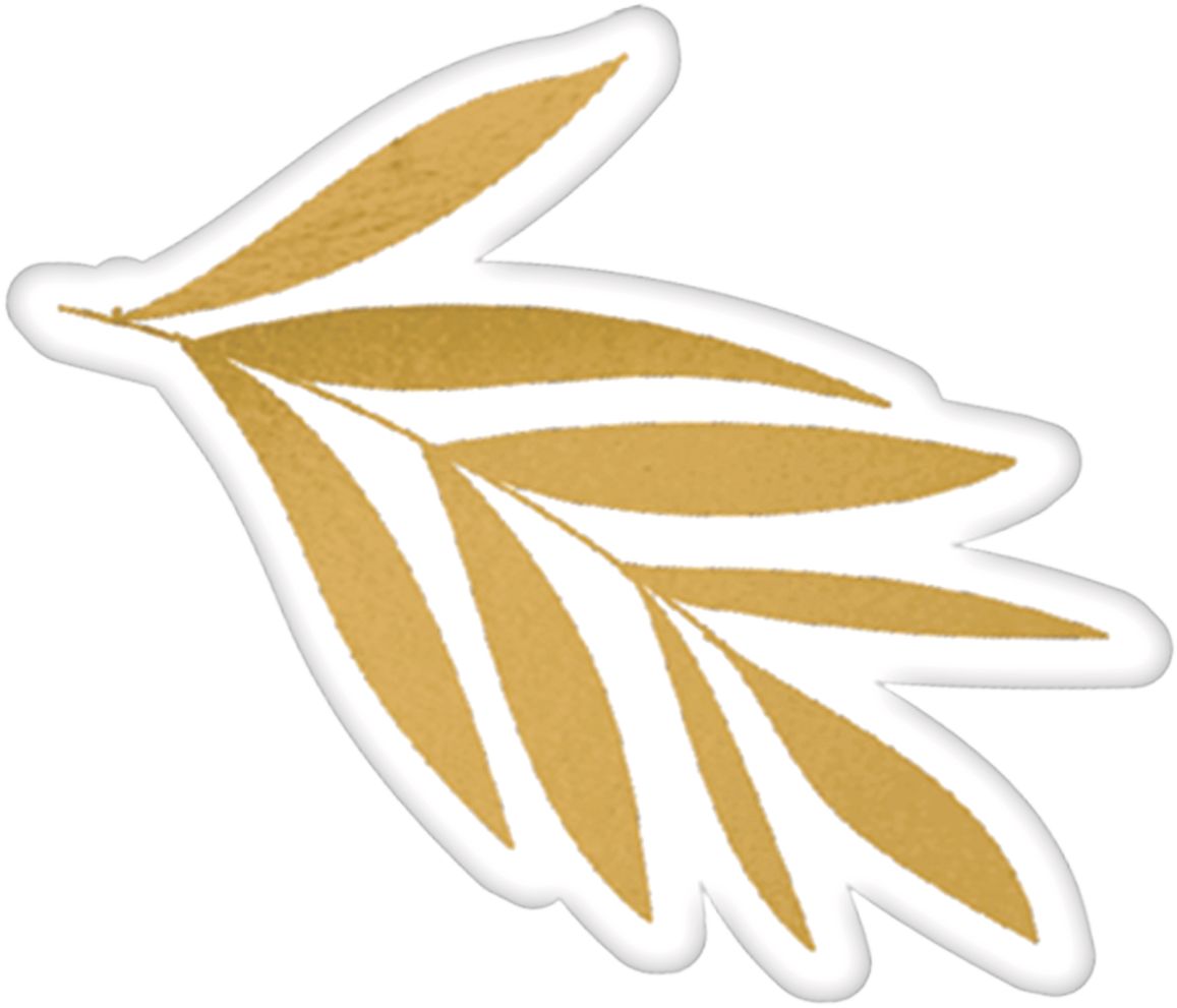 Boho Girl Birthday Party Cutout Decorations, Gold/Pink/Teal, 8-pc Front_Flat