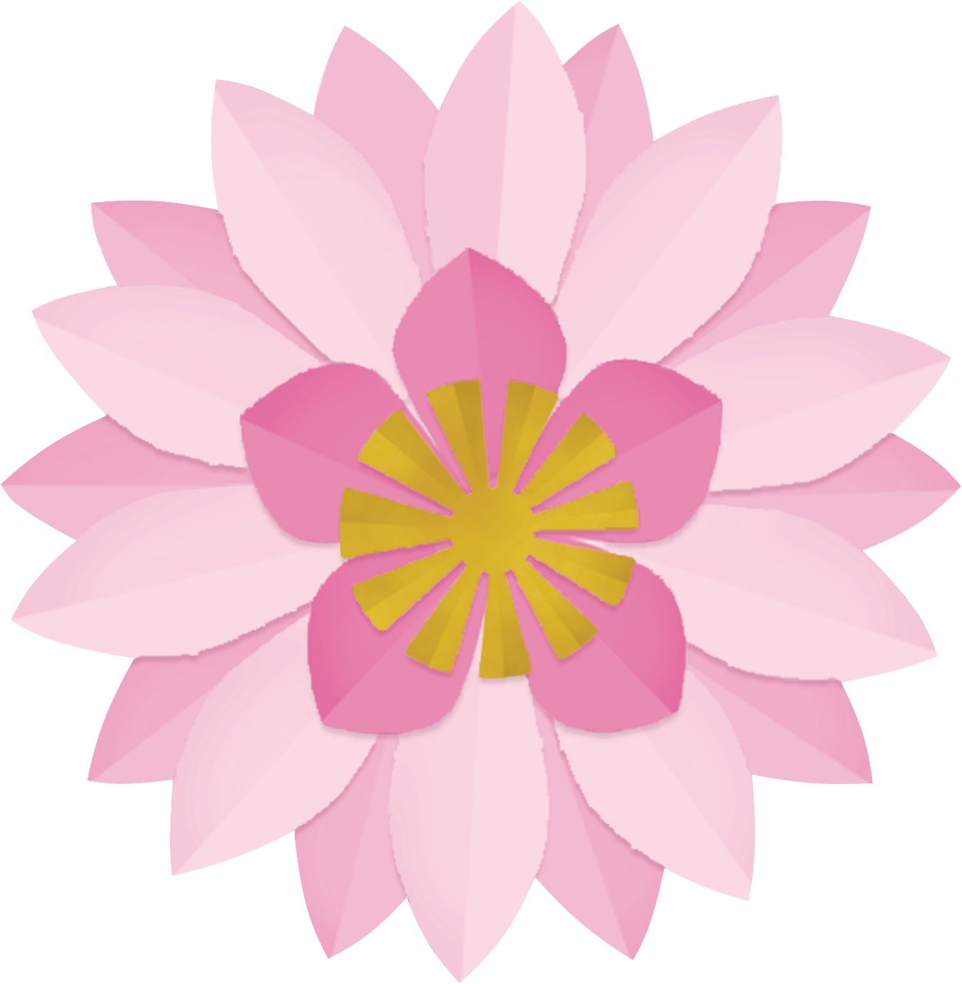 Boho Girl Birthday Party Cutout Decorations, Gold/Pink/Teal, 8-pc Front_Flat