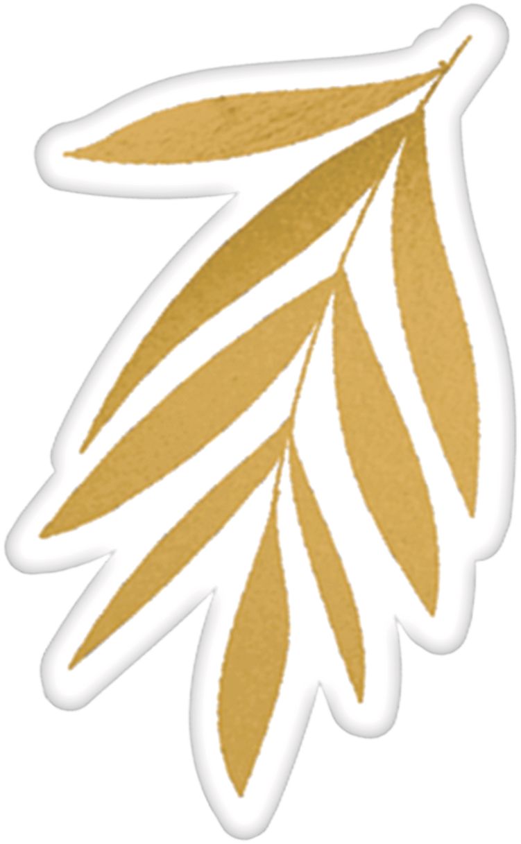 Boho Girl Birthday Party Cutout Decorations, Gold/Pink/Teal, 8-pc Front_Flat