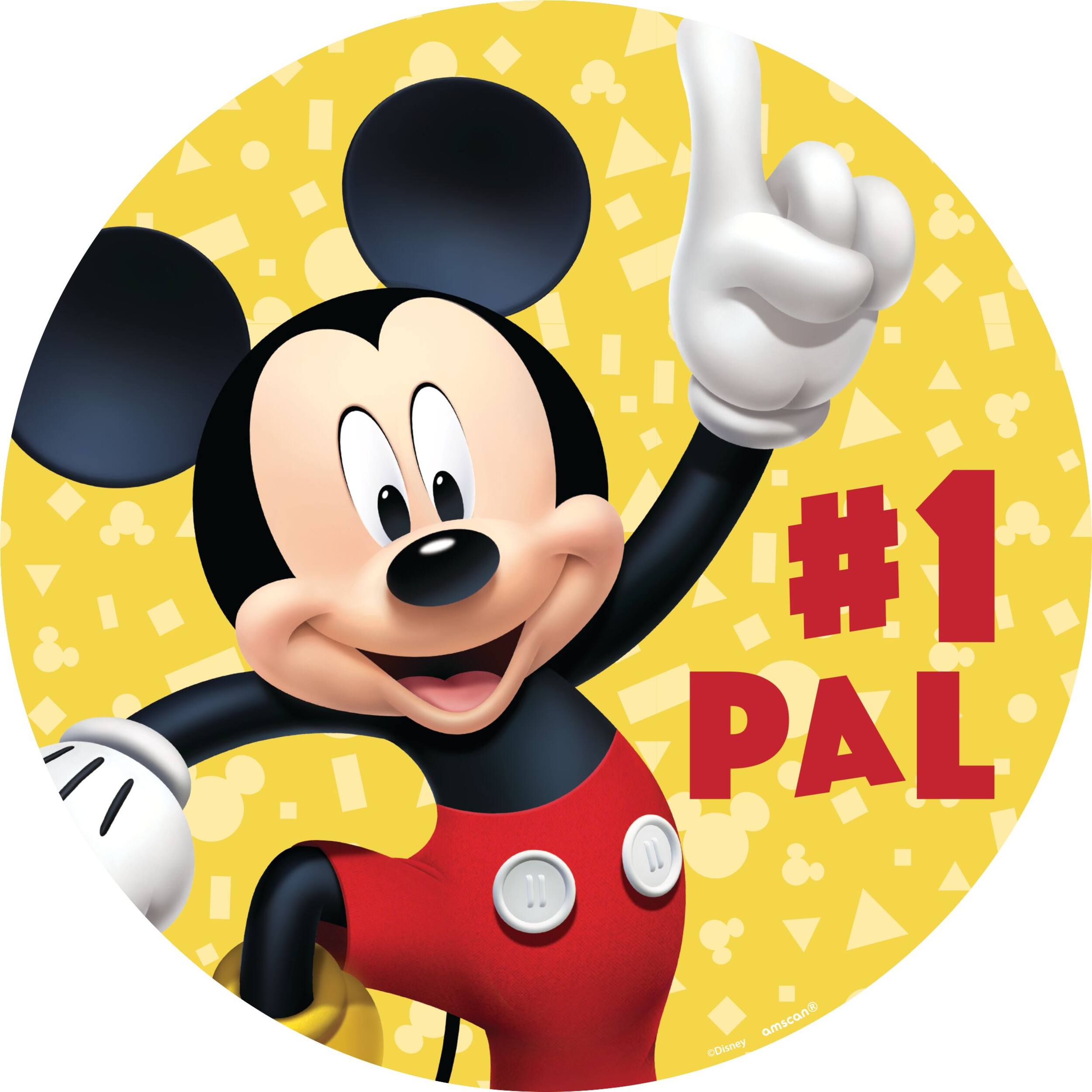 Portrait pour fête d'anniversaire Mickey Mouse Forever, paq. 5 Front_Flat