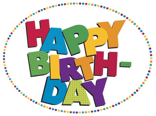 Décorations pour fête d'anniversaire avec ajout d'âge, bleu/rouge/vert/jaune, paq. 12 Front_Flat