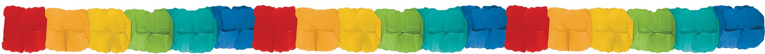 Décorations pour fête d'anniversaire avec ajout d'âge, bleu/rouge/vert/jaune, paq. 12 Front_Flat