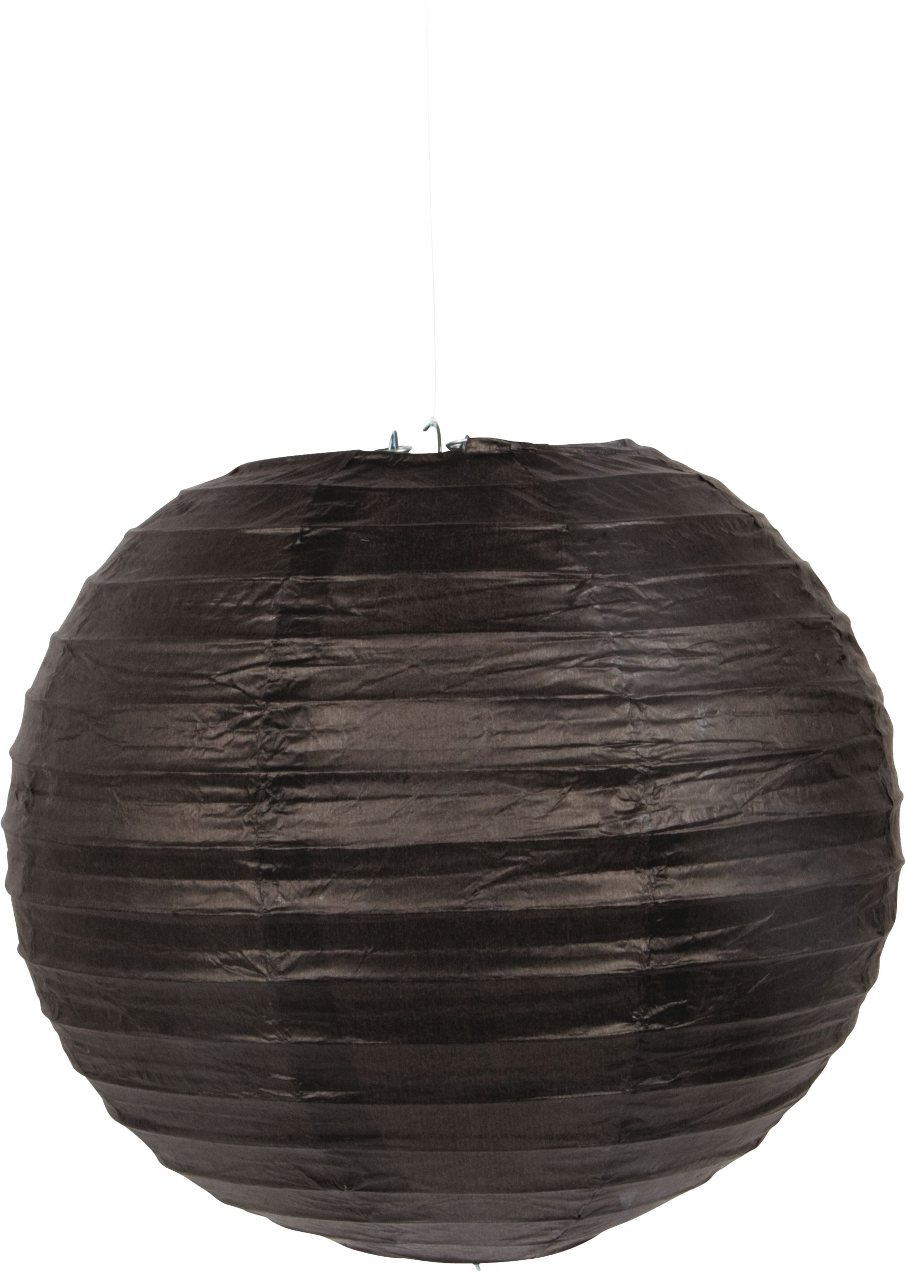 Black  White Damask Paper Lanterns, 3-pc Front_Flat