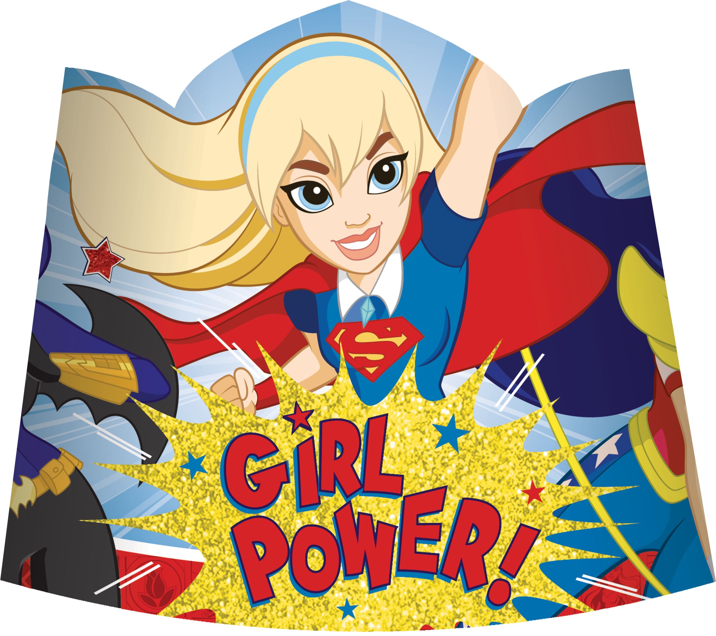 DC Super Hero Girls Tiaras, 8-pk Front_Flat