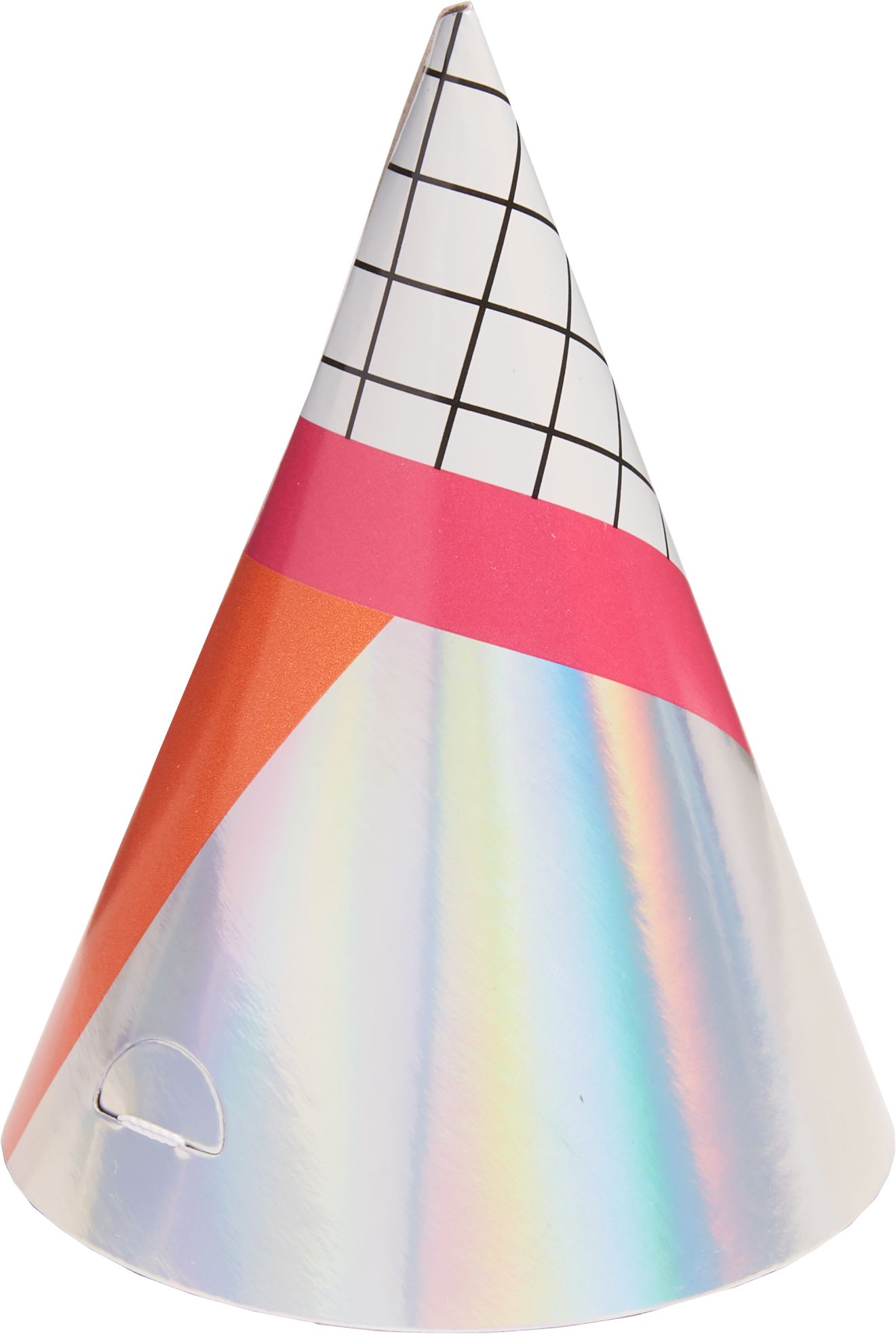 Mini Young & Fab Party Hats, 12-pk Overhead_Flat