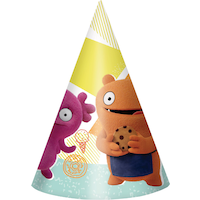 UglyDolls Birthday Party Paper Hats, 8-pk Front_Flat