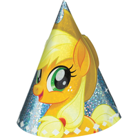 Mini Prismatic My Little Pony Party Hats, 8-pk Front_Flat