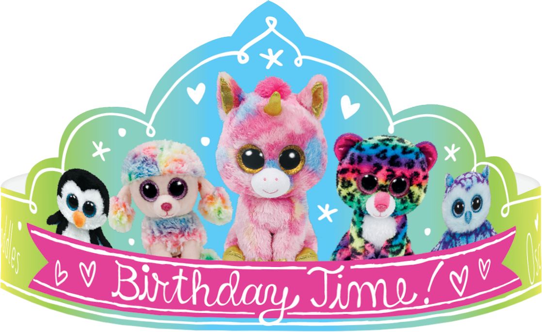 Beanie Boos Tiaras, 16-pk Front_Flat