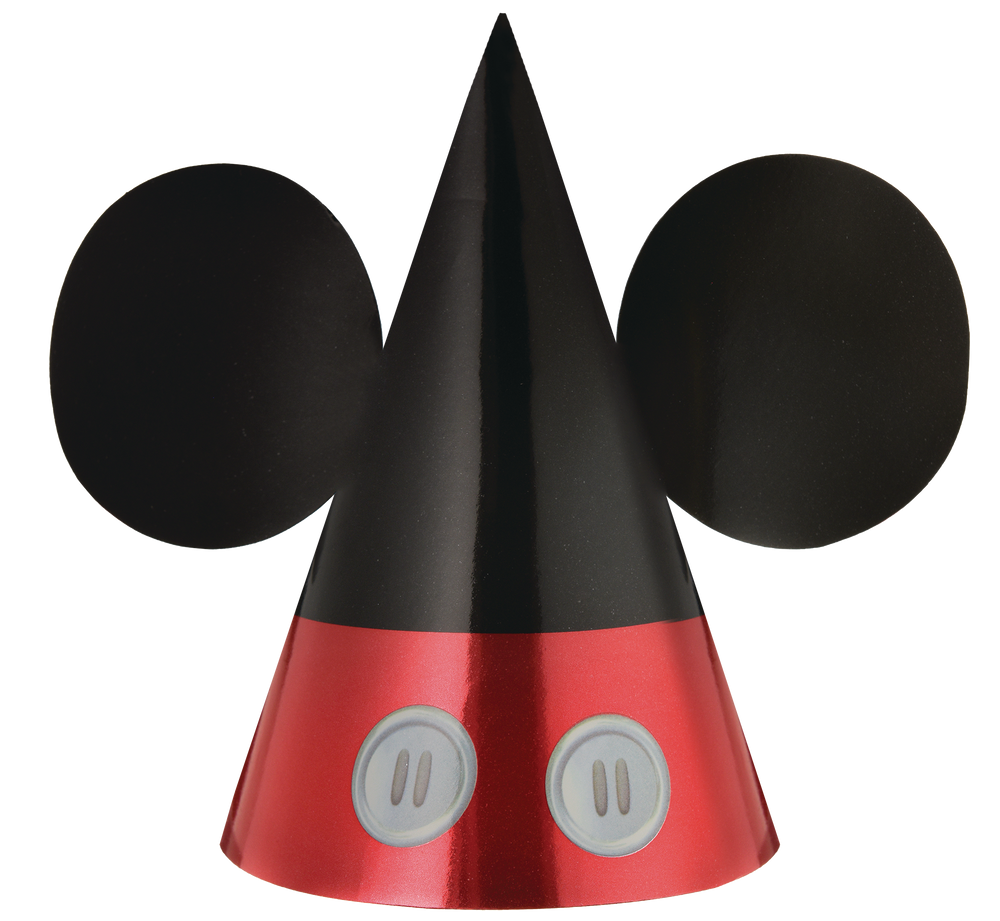 Disney Mickey Mouse Forever Birthday Party Hats, 8-pk | Party City