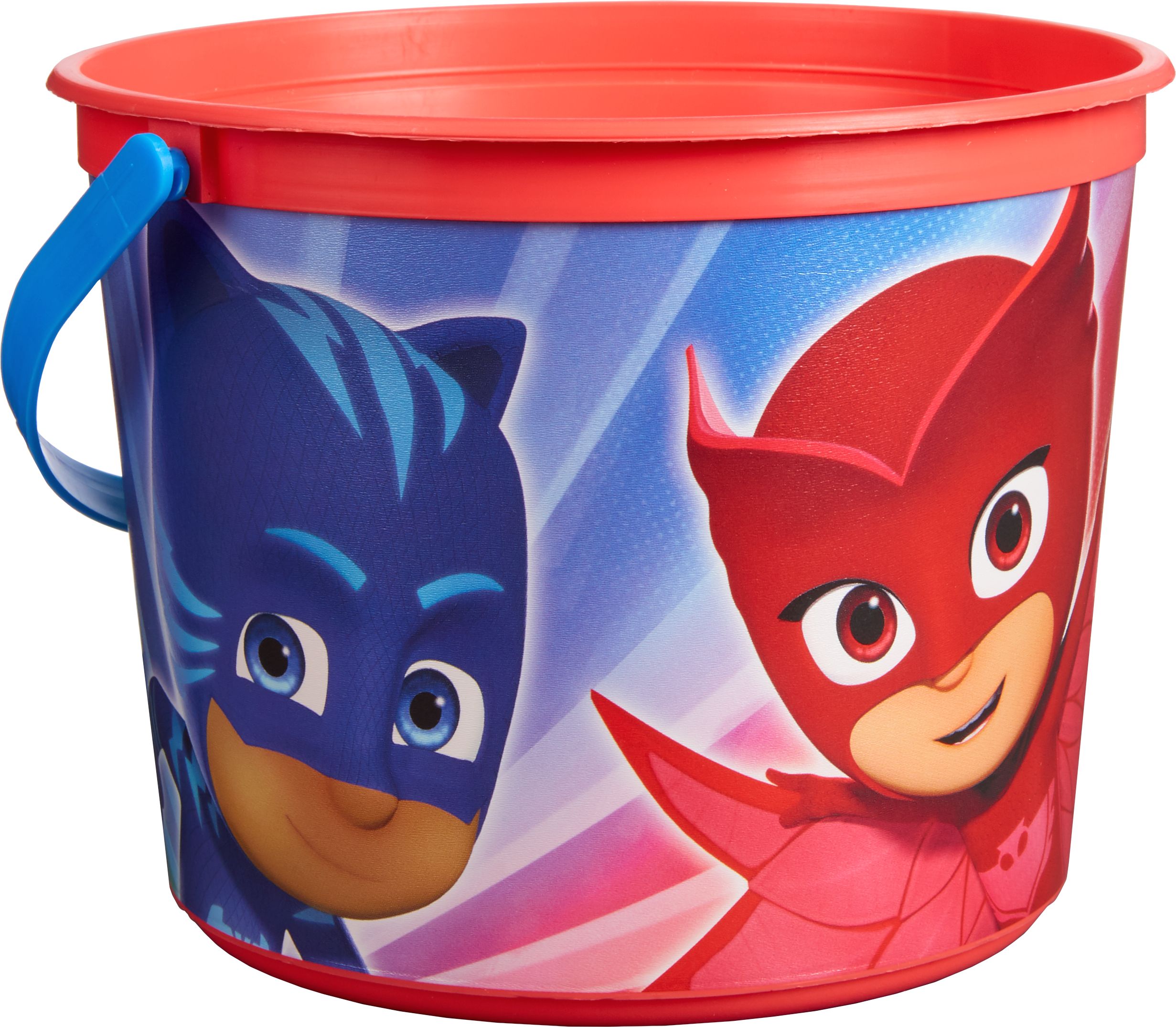 Contenant de cadeaux-surprises pour fête d'anniversaire, Pyjamasques, rouge, 1 an et plus Front_Angled_Right