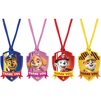 PAW Patrol Adventures Birthday Party Thank You Cardstock Tags, 8-pk Front_Flat