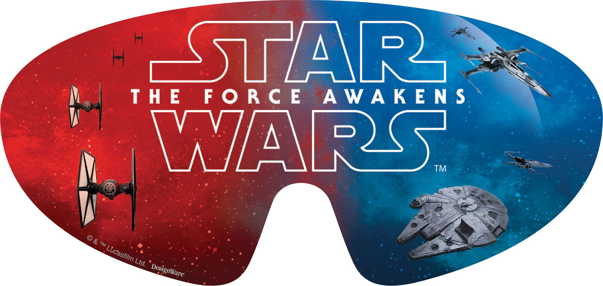 Star Wars VII The Force Awakens Party Game, 10-pc Overhead_Flat
