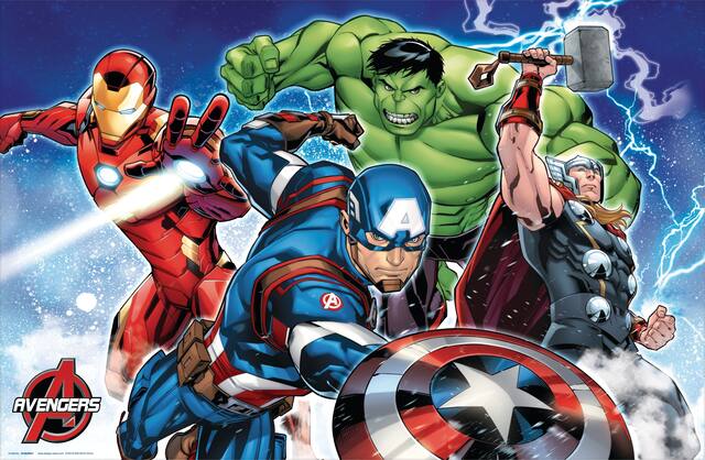 Jeu de fête Avengers Front_Flat