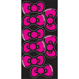 Jeu pour fête d'anniversaire Hello Kitty arc-en-ciel Front_Flat