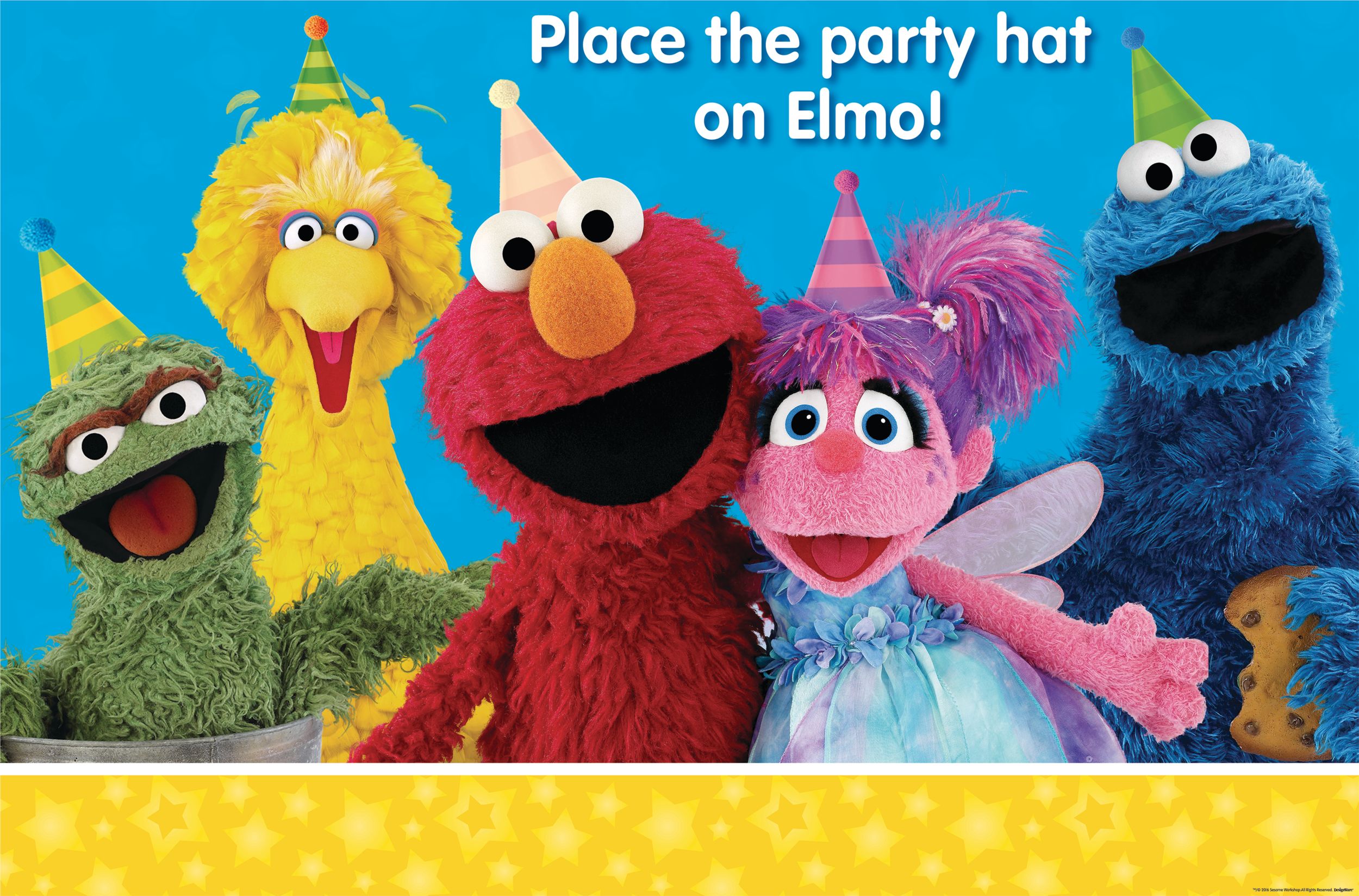 Sesame Street Birthday Party Game Front_Flat