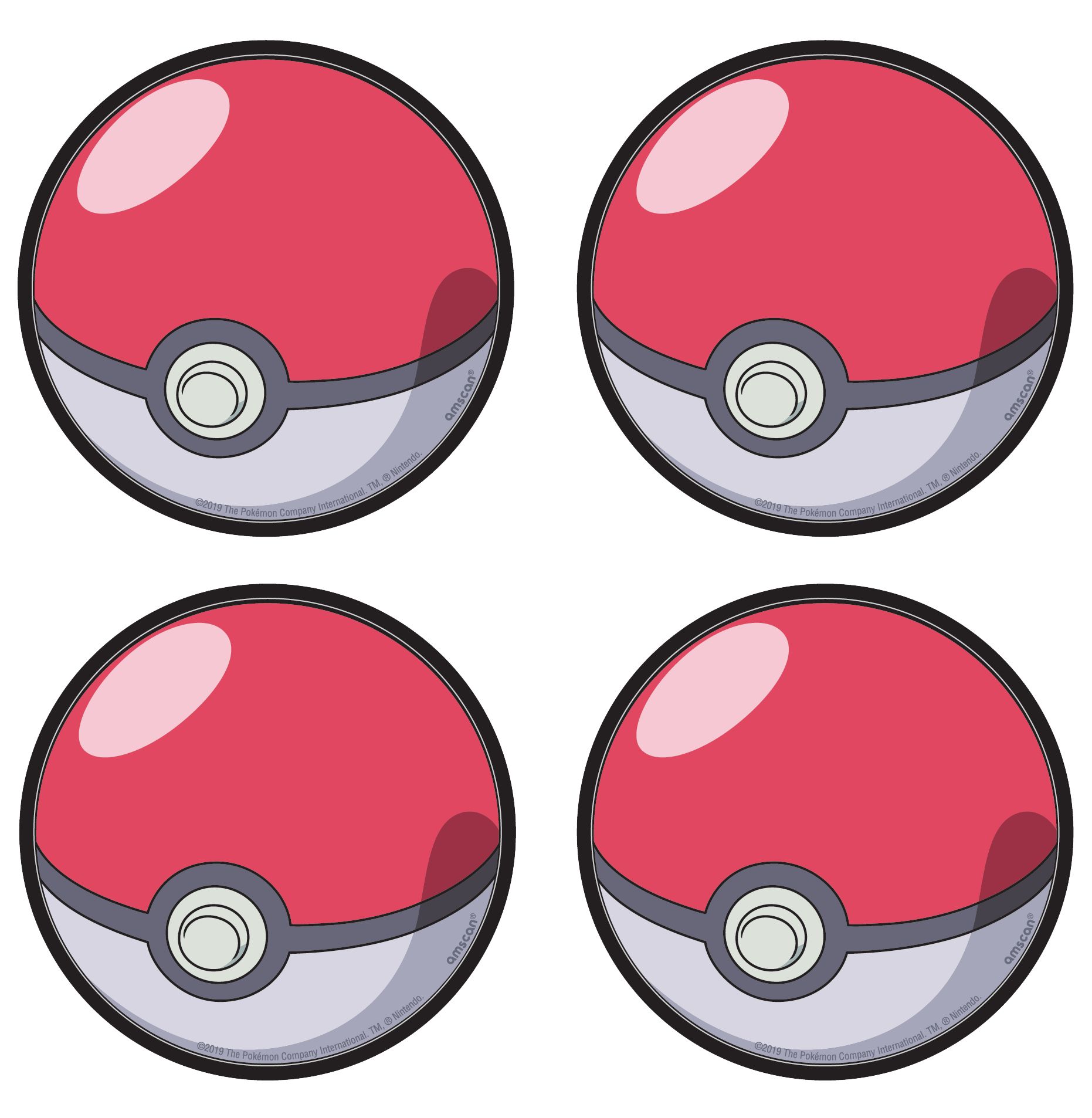 Jeu de fête Pokémon classique, paq. 10, 3 ans et plus Front_Flat