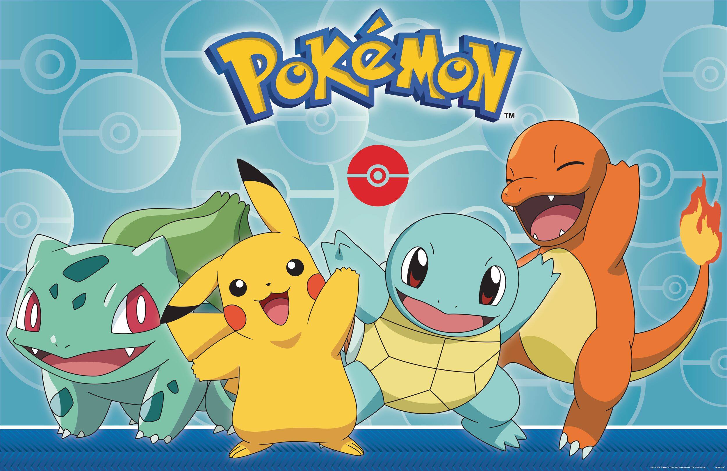 Jeu de fête Pokémon classique, paq. 10, 3 ans et plus Front_Flat