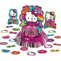 Rainbow Hello Kitty Birthday Party Table Decorating Kit, 23-pc Composite_or_Mixed