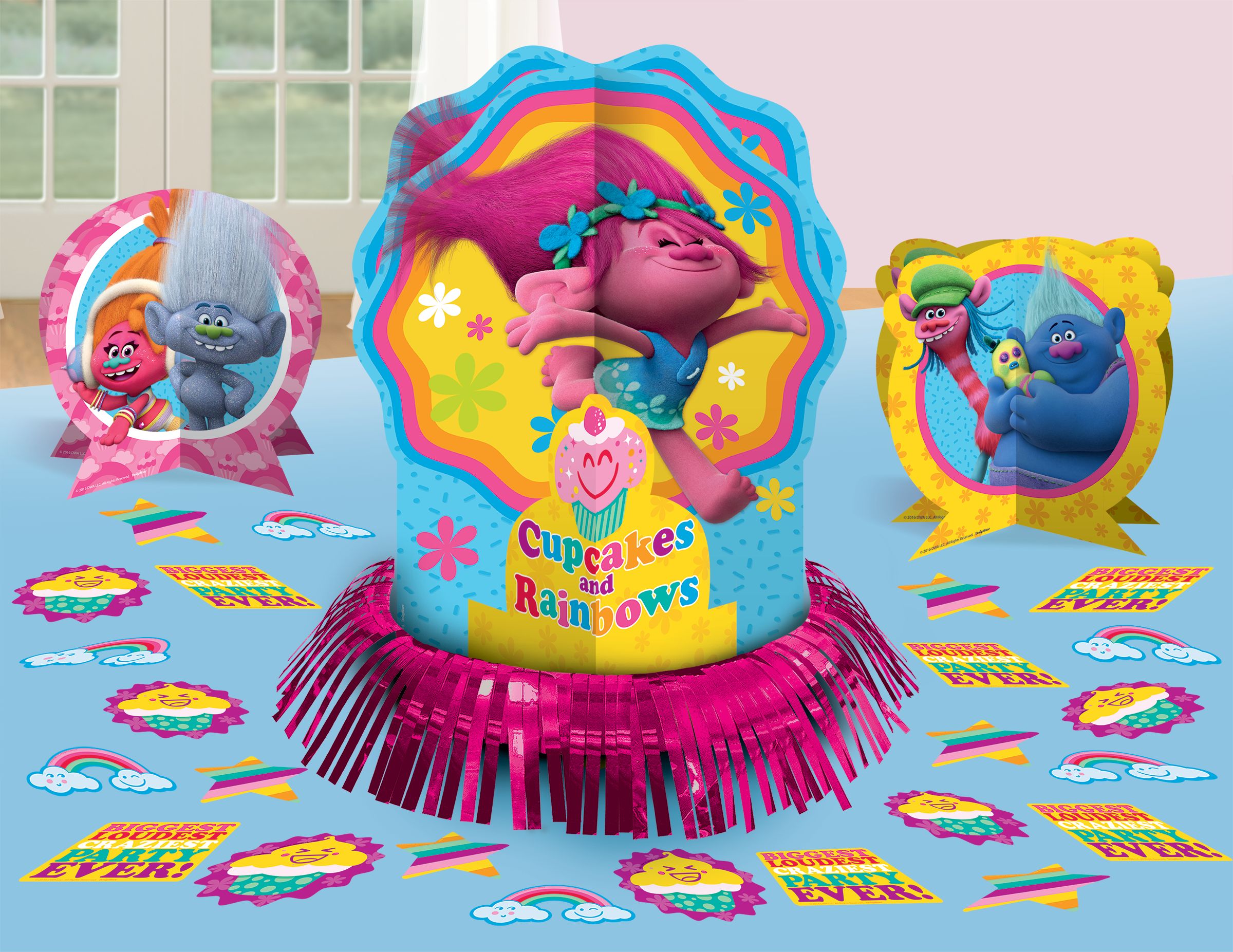 Trolls Table Decorating Kit, 23-pc Composite_or_Mixed