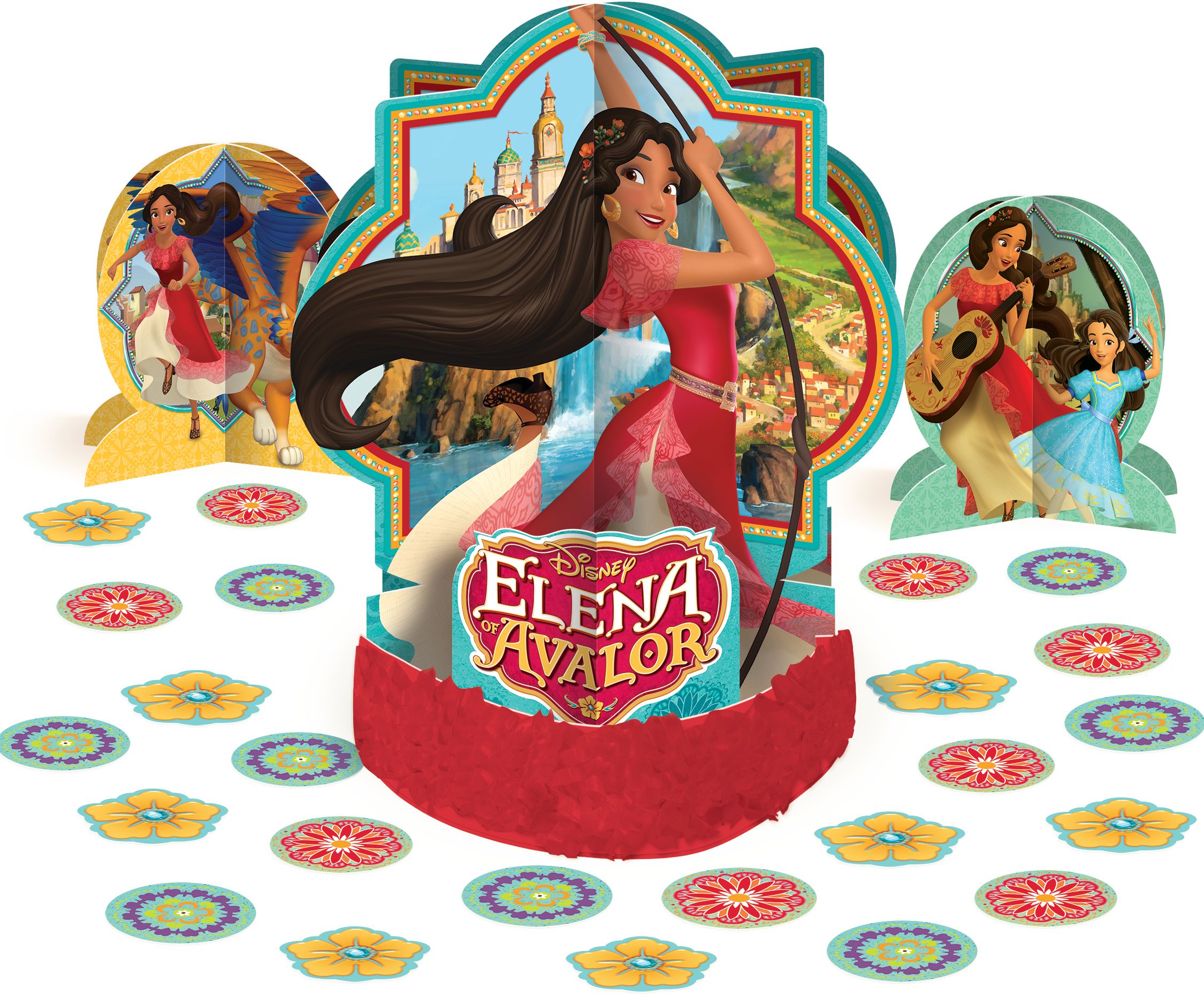Elena of Avalor Birthday Party Table Decorating Kit, 23-pc Front_Elevated